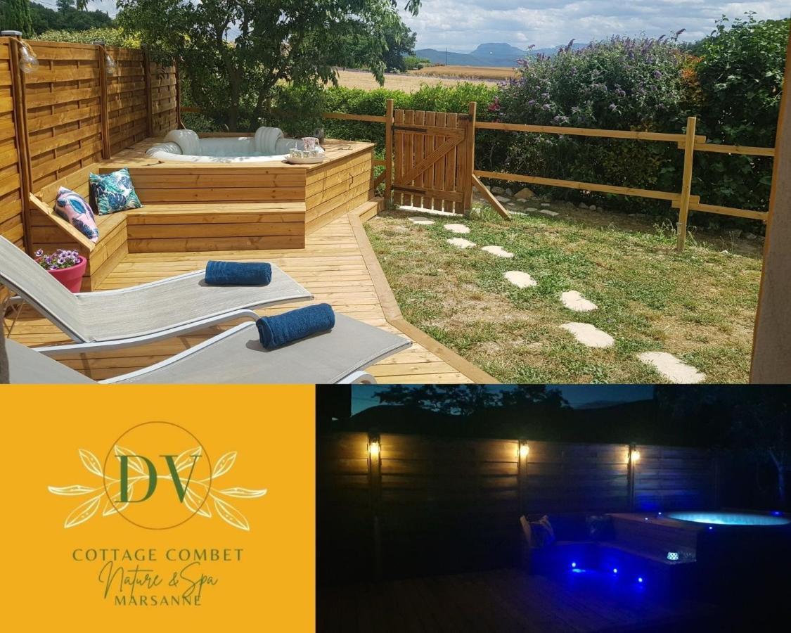 Cottage Combet Gite Climatise Avec Jacuzzi Marsanne Exterior photo