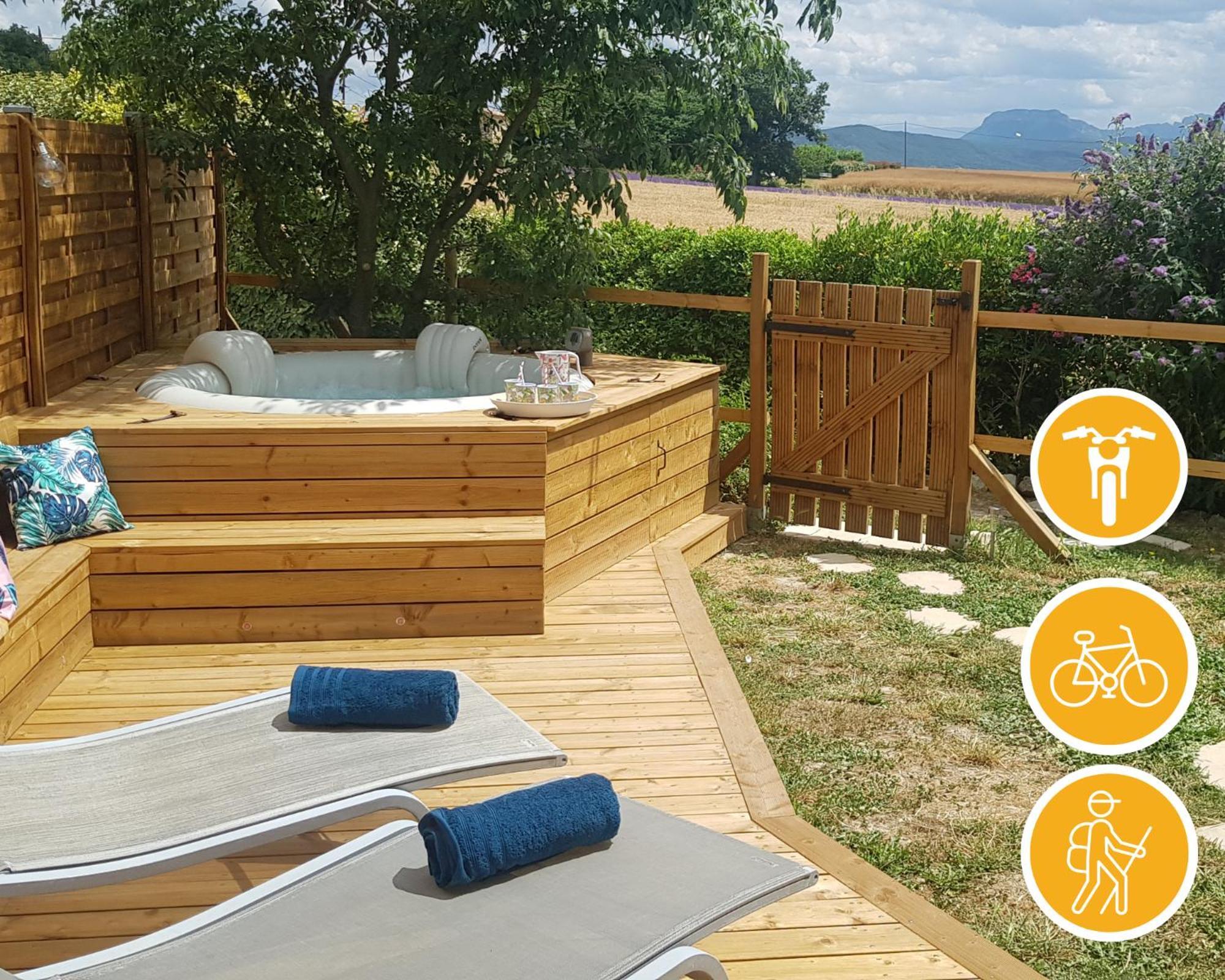 Cottage Combet Gite Climatise Avec Jacuzzi Marsanne Exterior photo
